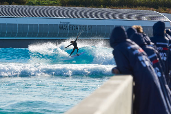 The Wave pro surfer